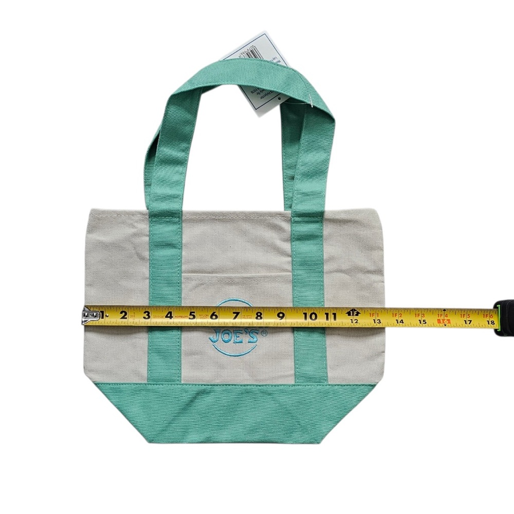 Trader Joe's Mini Pastel Canvas Tote Bag - Picture 5 of 8